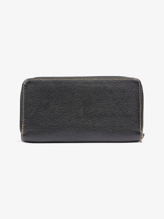 Louis Vuitton Suhali Zippy Black Gold Leather Wallet Case