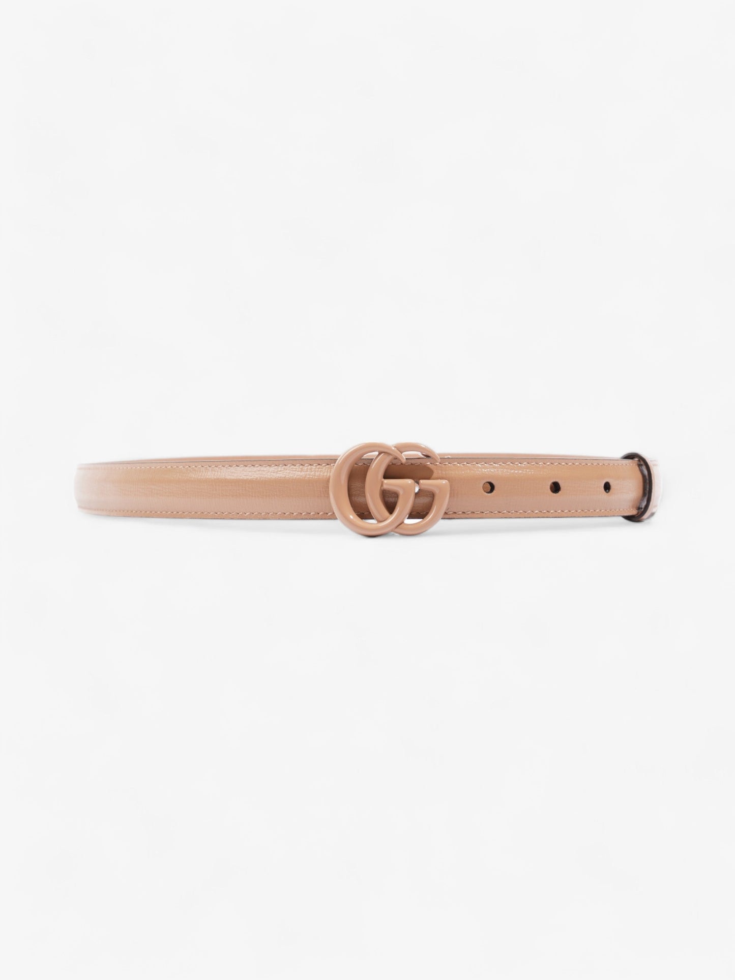 Gucci Marmont Thin Belt Handbag Leather Beige Accessory