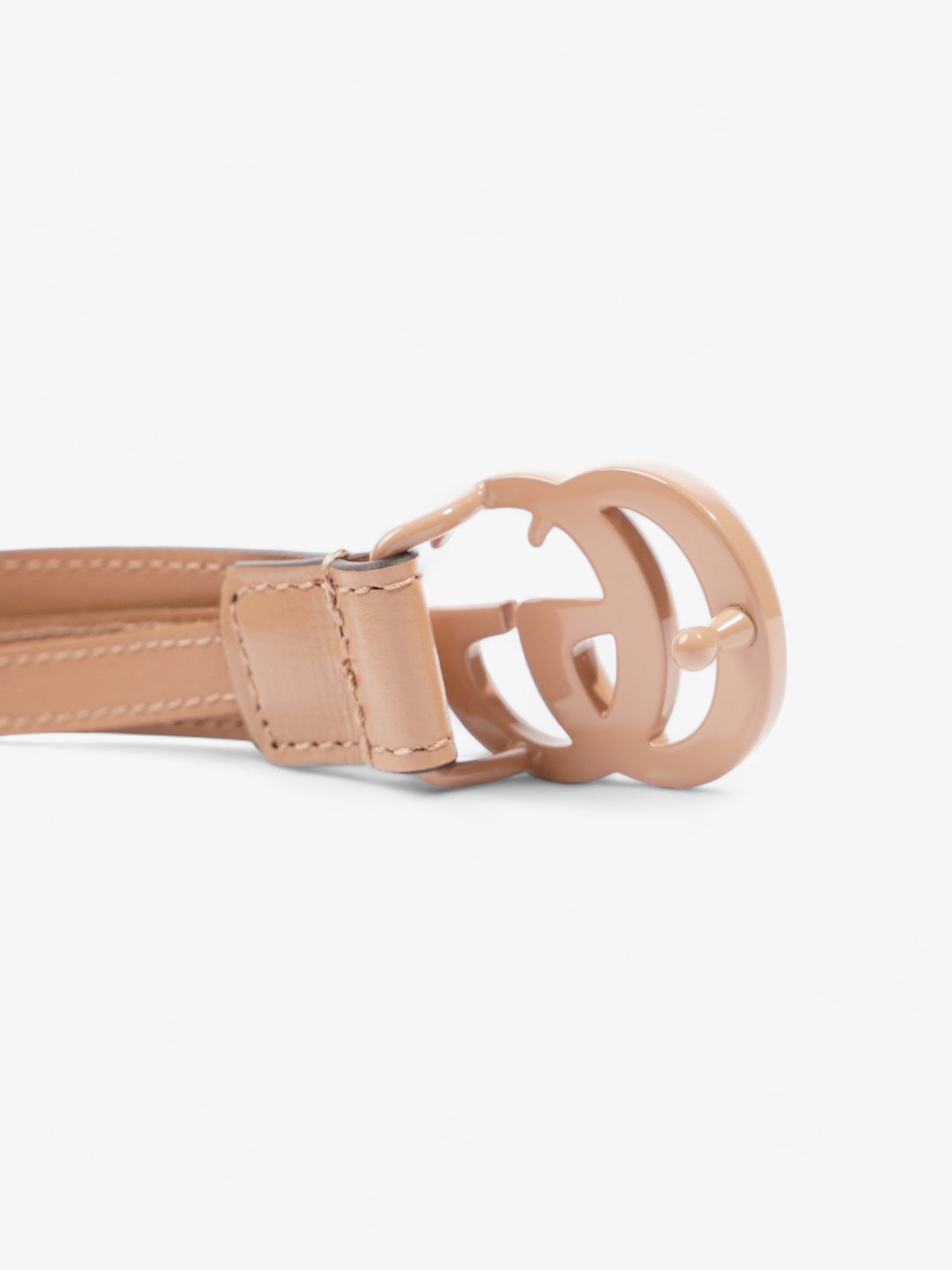 Gucci Marmont Thin Belt Handbag Leather Beige Accessory