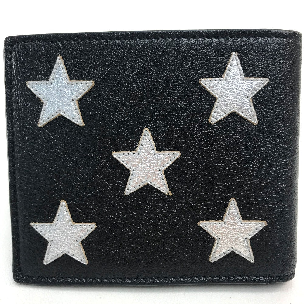 Saint Paris Folded Wallet Star Mens Travel Leather Black Travel Bag