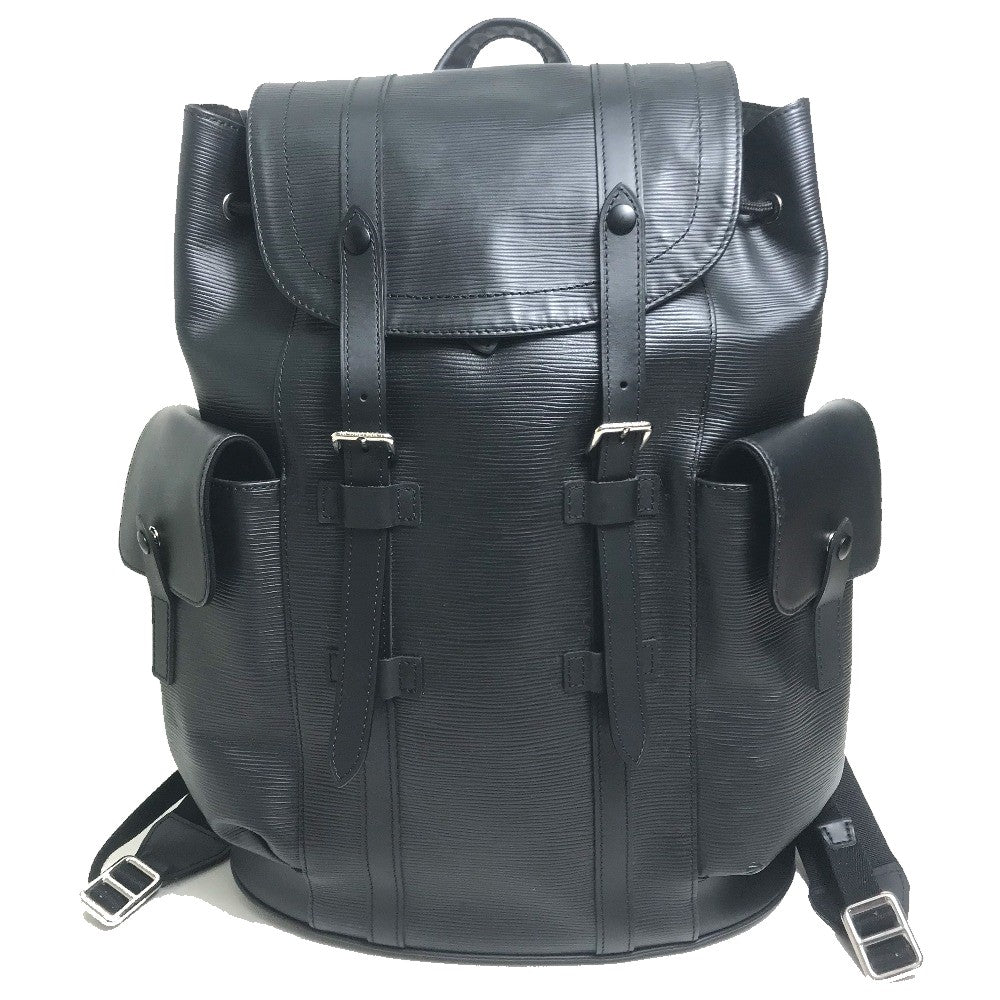 Louis Vuitton Backpack M50159 Epi Christopher Leather Black