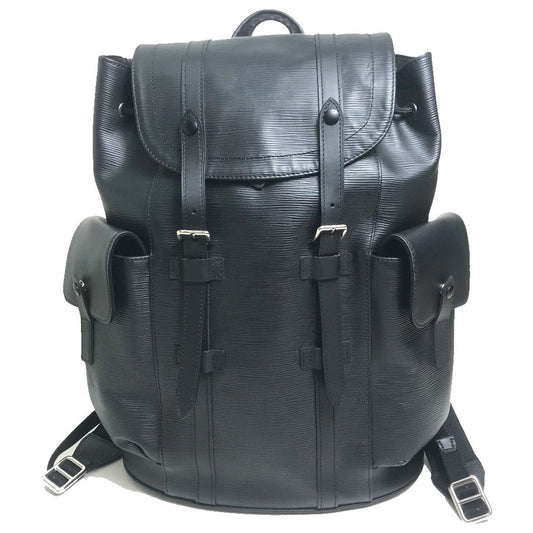 Louis Vuitton Backpack M50159 Epi Christopher Leather Black