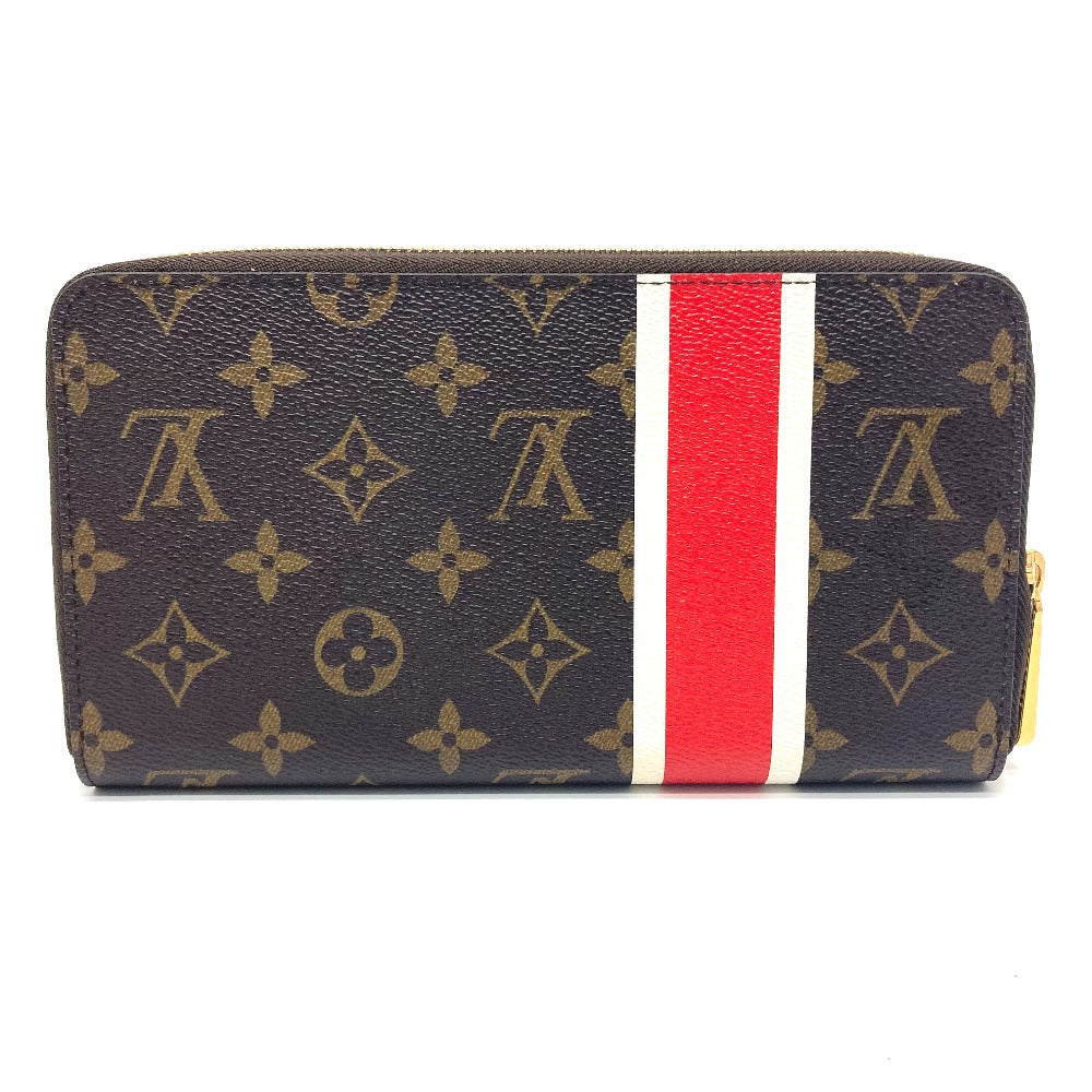 Louis Vuitton Long Purse M66553 China Run Monogram Canvas Brown Wallet Case