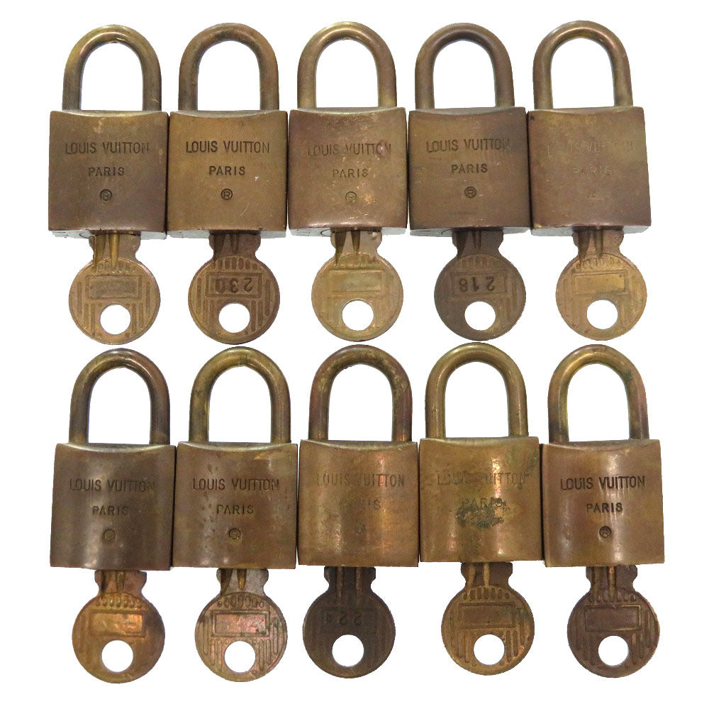 Louis Vuitton Cadena Padlock Gold Handbag