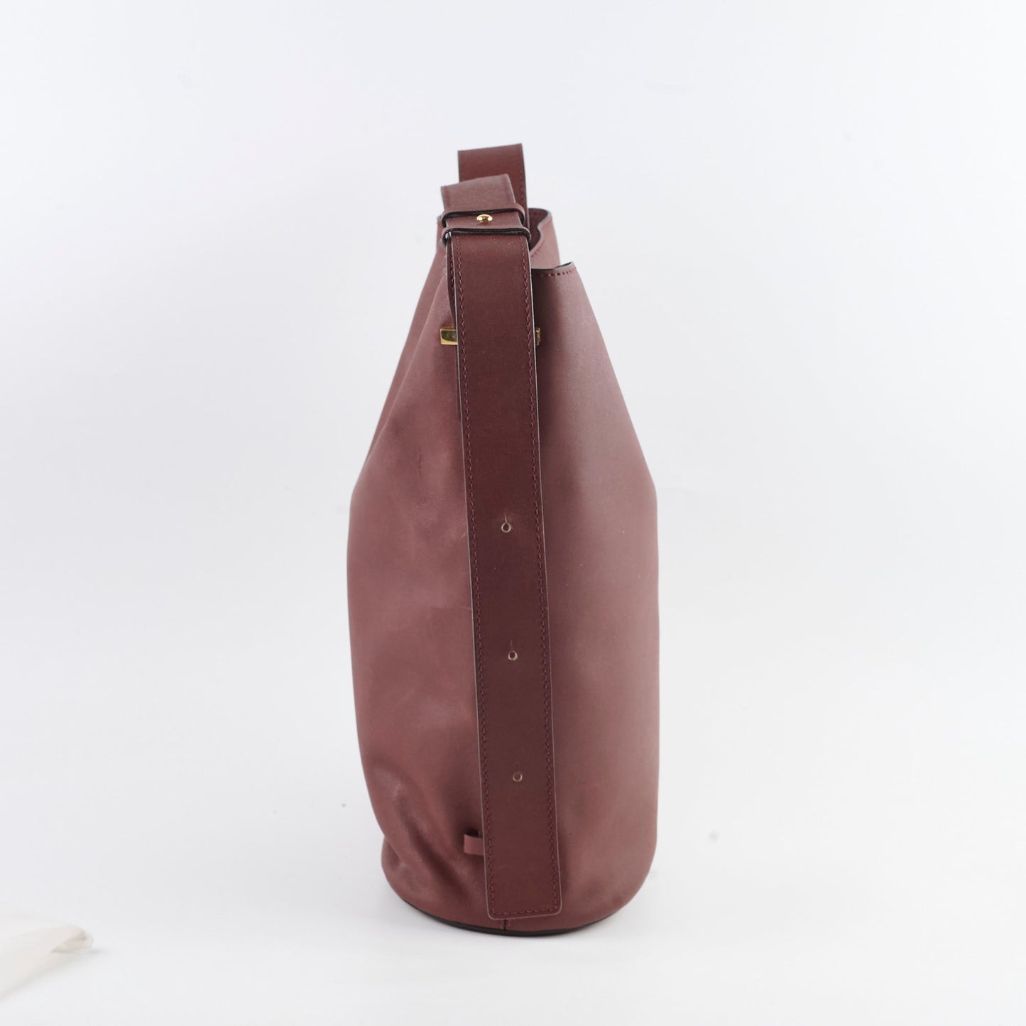 Luxury Bag Burgundy Bucket Bucket Bag