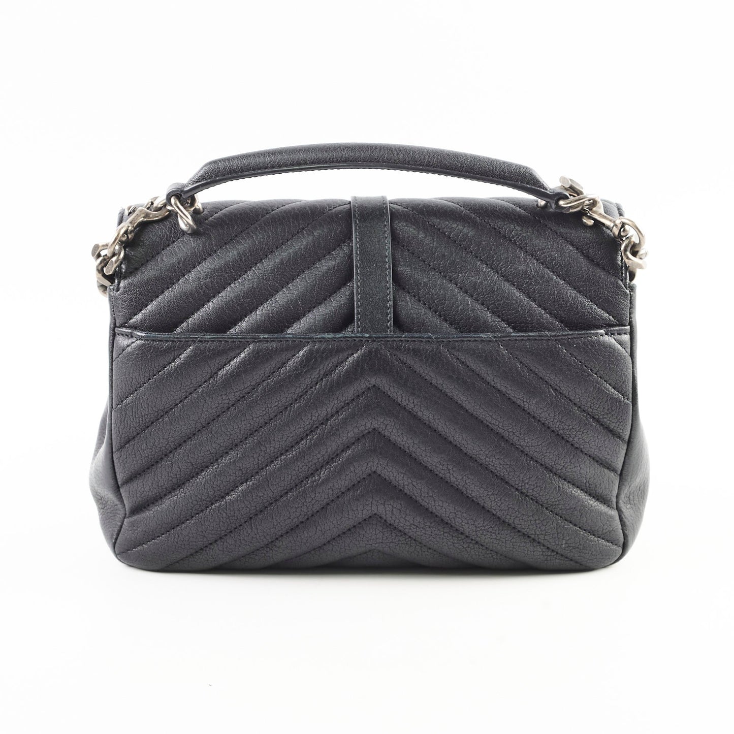 YSL Saint Laurent College Bag Black Medium Crossbody Bag