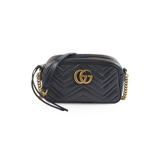 Gucci Marmont Camera Bag Black Crossbody Bag
