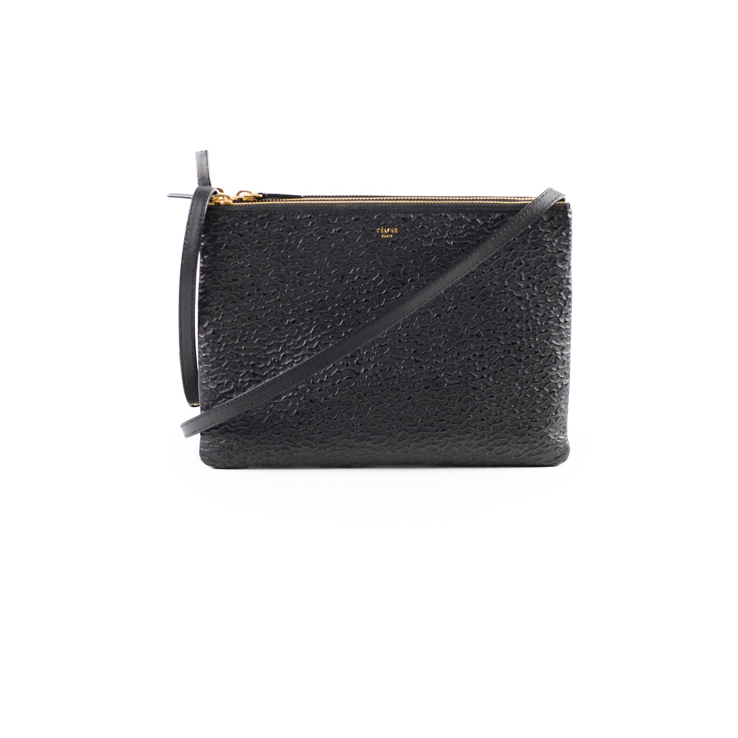 Luxury Trio Crossbody Bag Black