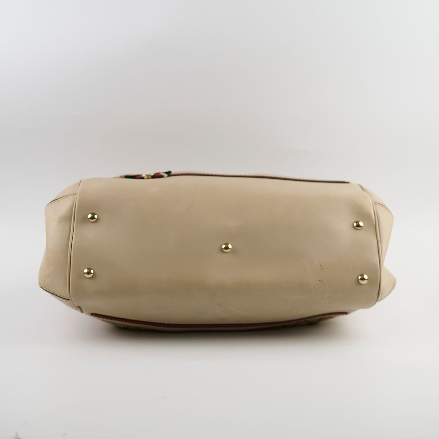 Gucci Tote Bag Canvas Beige