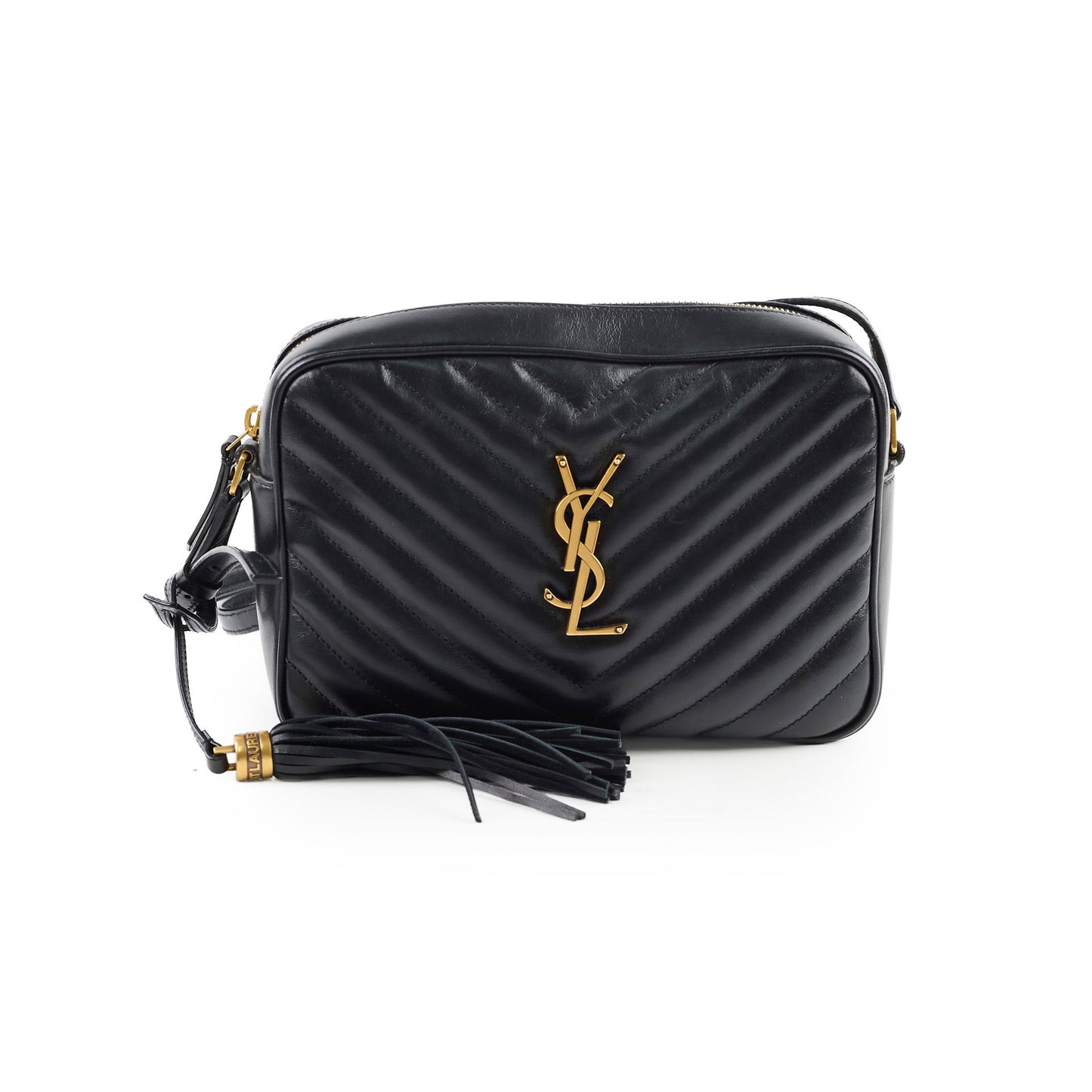 YSL Saint Laurent Lou Camera Bag Black Crossbody Bag Bag Black 1