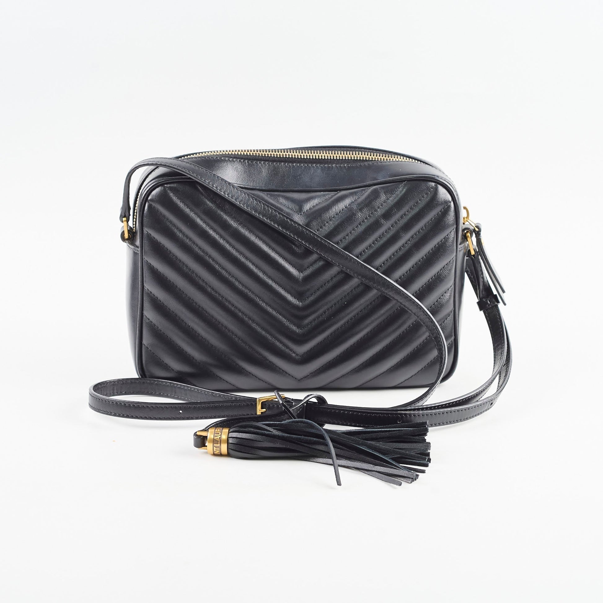 YSL Saint Laurent Lou Camera Bag Black Crossbody Bag Bag Black 1