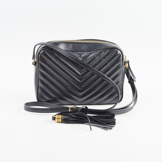 YSL Saint Laurent Lou Camera Bag Black Crossbody Bag Bag Black 1