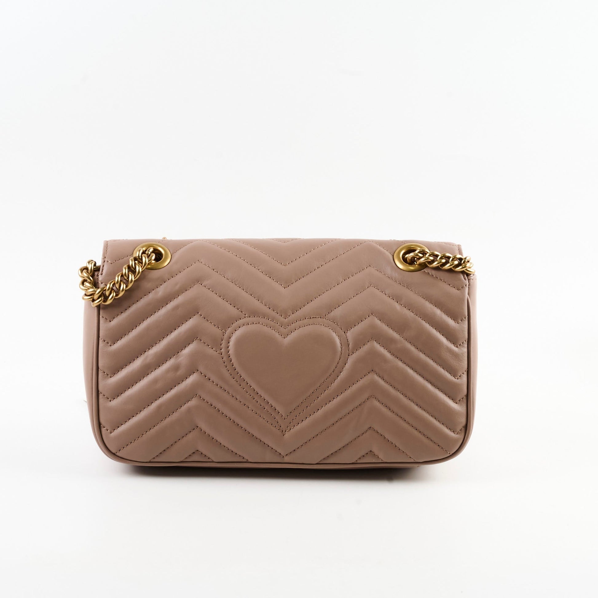 Gucci Marmont Shoulder Bag Dusty Beige Pink Crossbody Bag