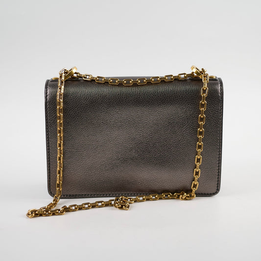 Dior Christian A Bag Metallic Flap Shoulder Bag