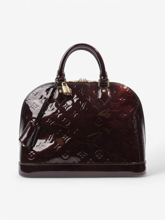 Louis Vuitton Alma Amarante PM Vernis Leather Handbag