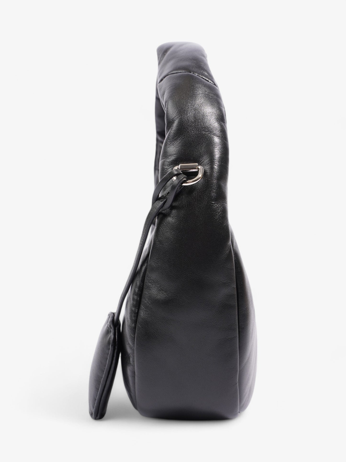 Prada Soft Padded Shoulder Bag Nappa Leather Black