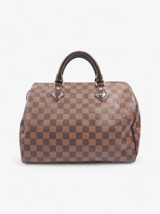 Louis Vuitton Speedy Ebene Coated 35 Canvas Coated Canvas Damier Apparel