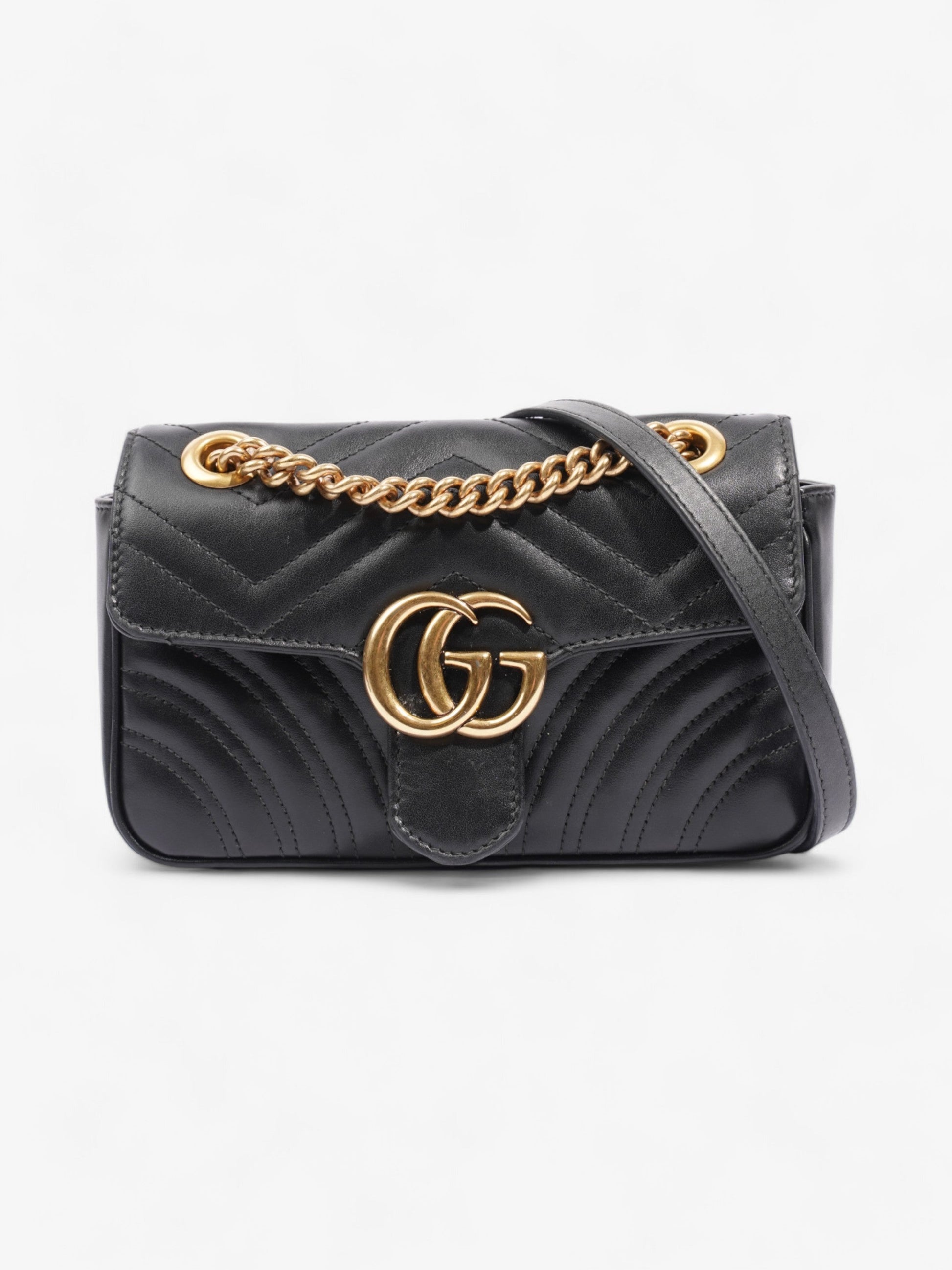 Gucci Marmont Mini Shoulder Bag Leather Matelasse Mini 4