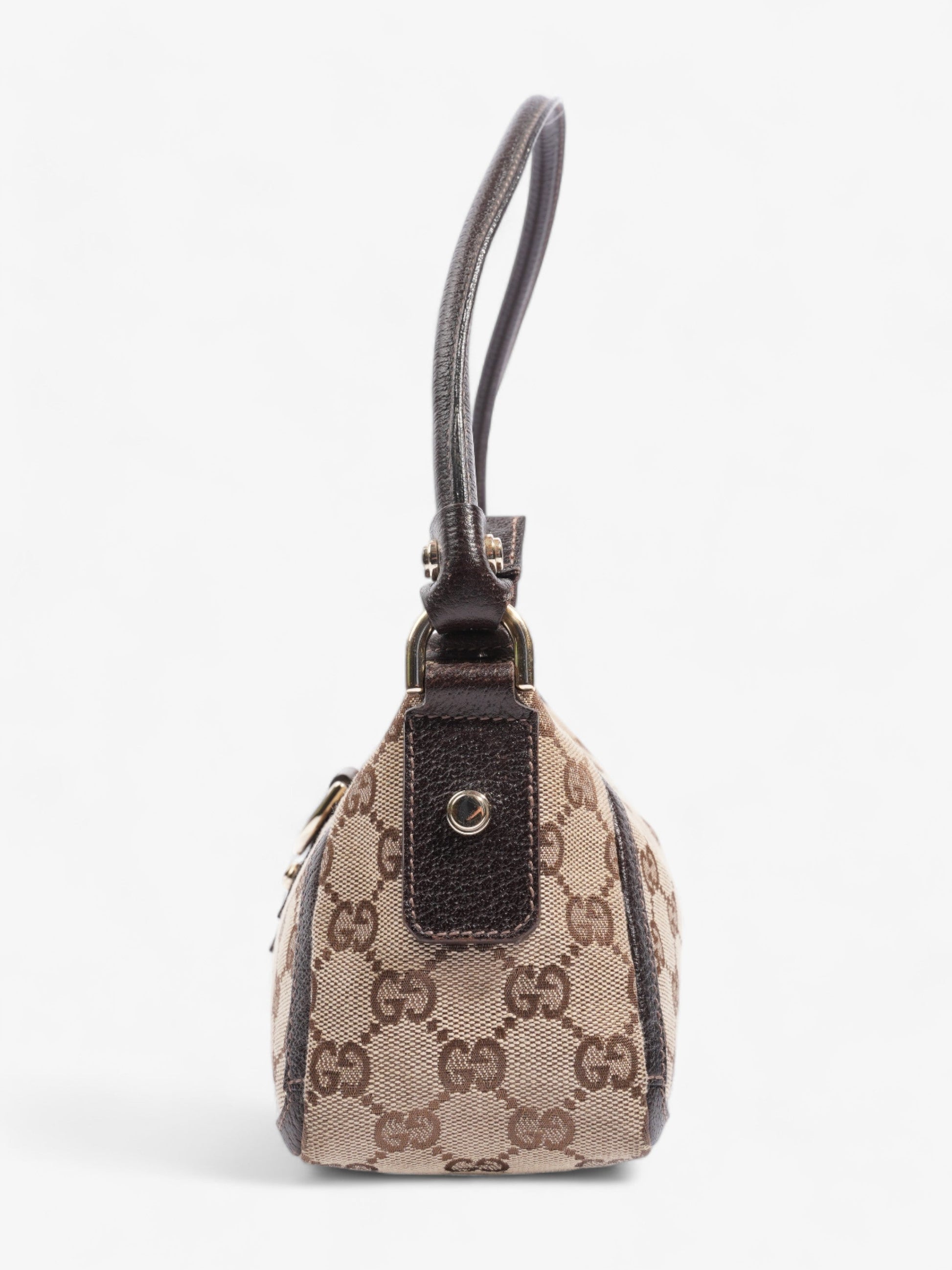 Gucci Abbey And Ebony Supreme Shoulder Bag Canvas Brown