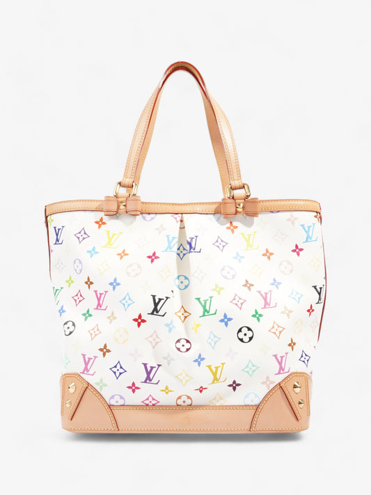 Louis Vuitton Sharleen Multicoloured Coated Monogram White GM Canvas Coated Canvas Apparel