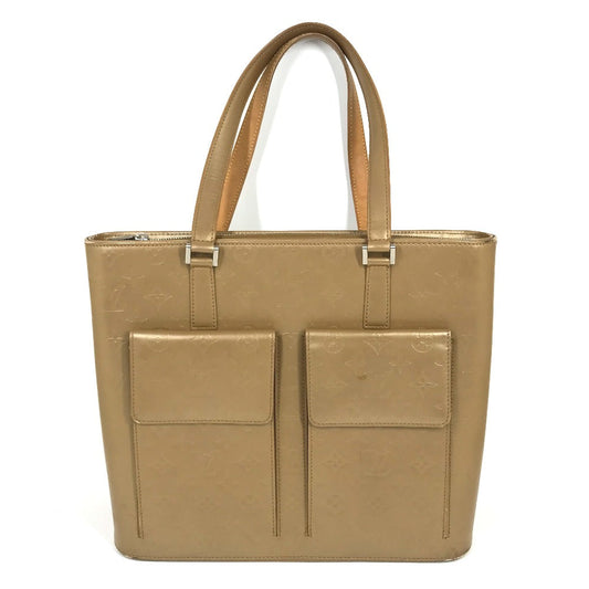Louis Vuitton M55107 mat Willwood Monogram Leather Beige Tote Bag