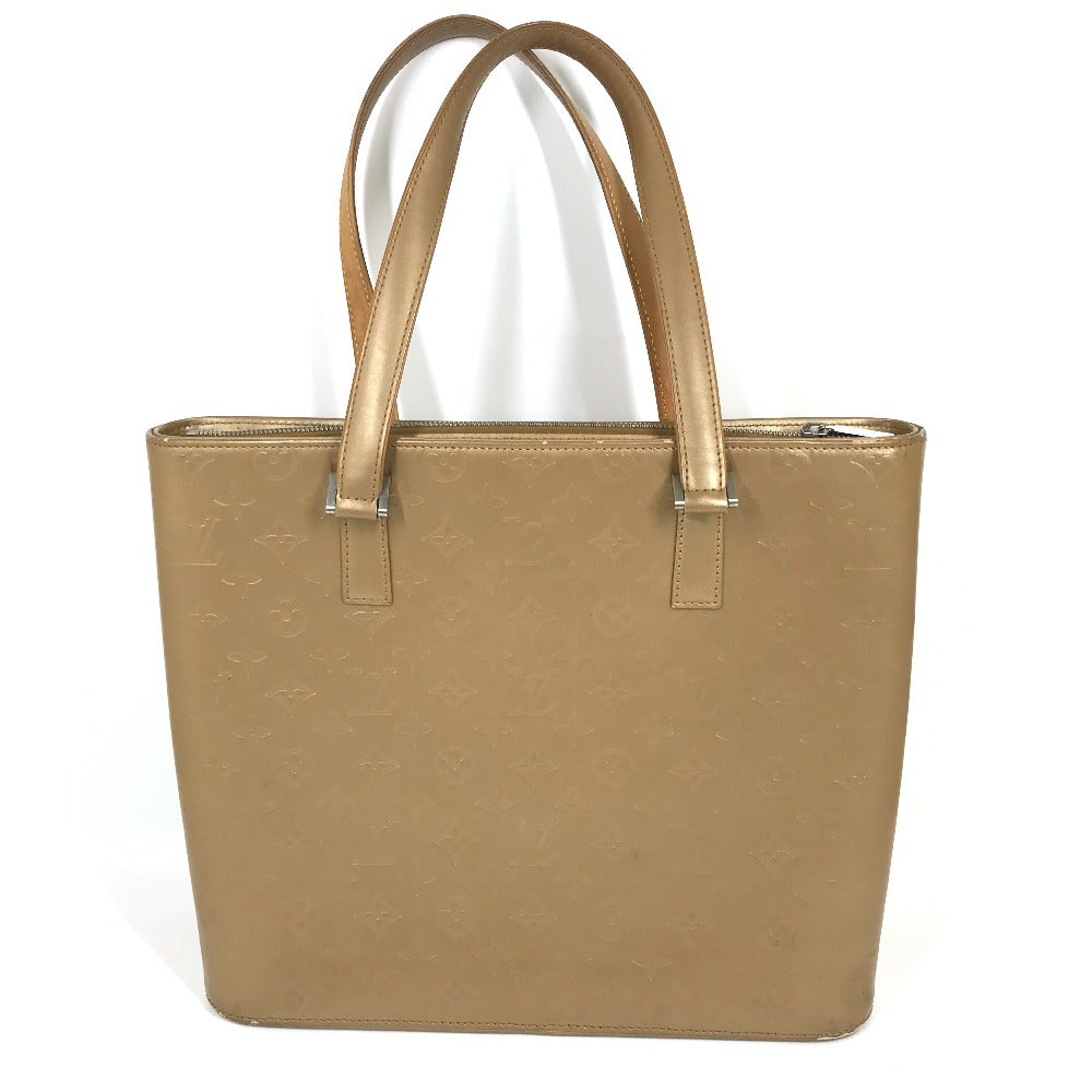 Louis Vuitton M55107 mat Willwood Monogram Leather Beige Tote Bag