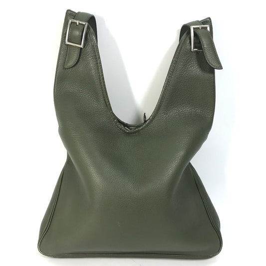 Hermes Shoulder Bag Fjord Khaki Type Masai Pm Women