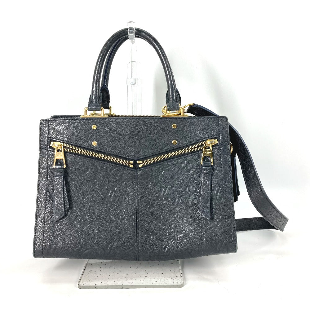 Louis Vuitton M54196 Ann Platt Ann Platt Monogram Leather Navy Handbag