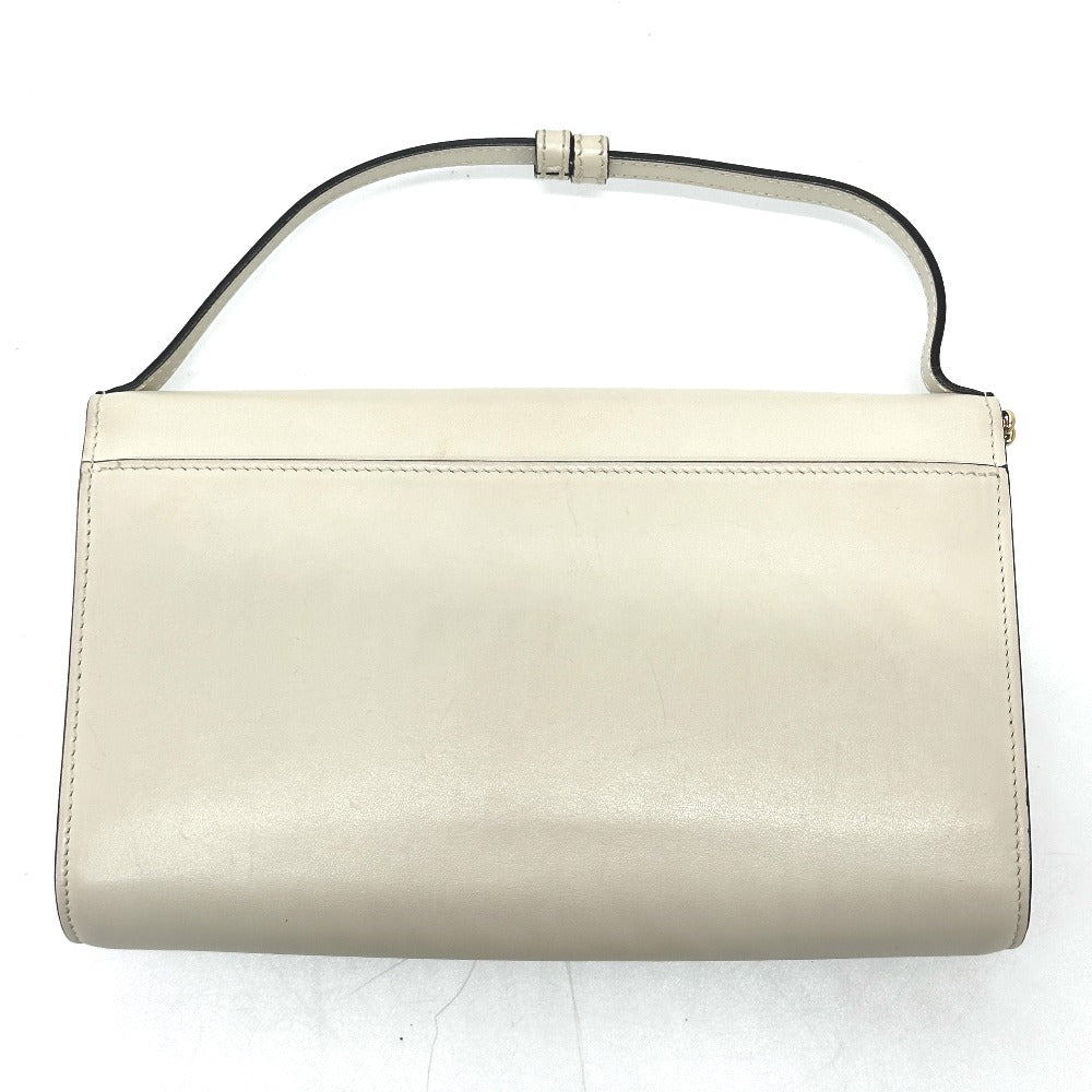 Gucci off Zumi Leather White Shoulder Bag
