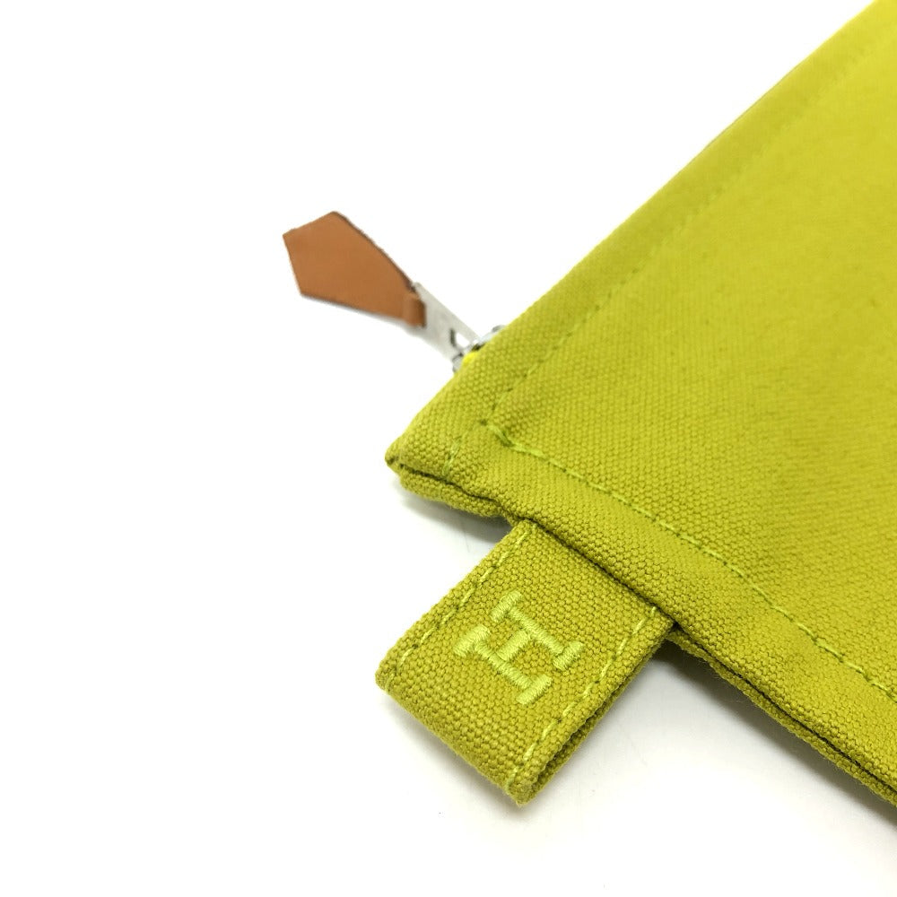 Pouch Type Unisex(Unisex) Handbag Canvas Green Travel Bag