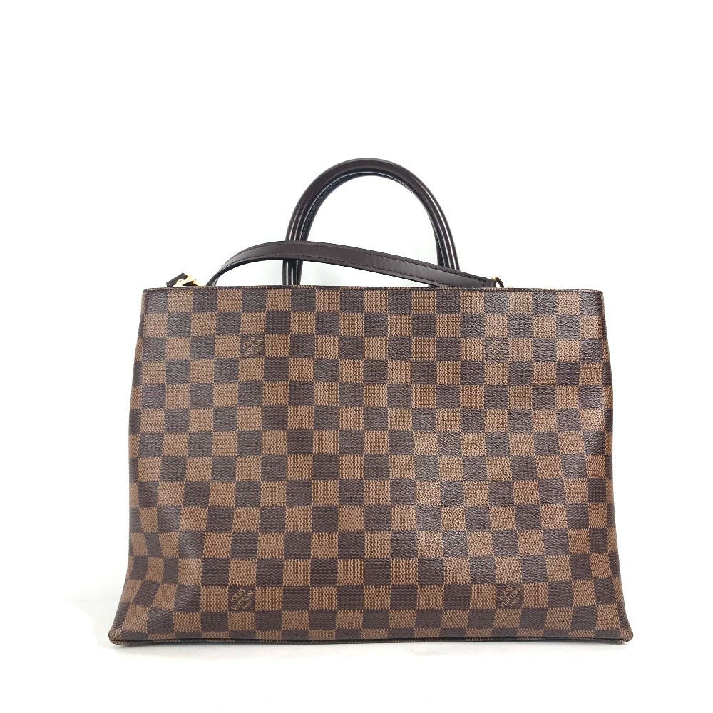 Louis Vuitton N41582 Damier Brompton Canvas Brown Handbag