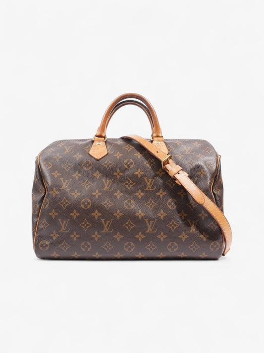 Louis Vuitton Speedy Coated 35 Monogram Canvas Coated Canvas Apparel Canvas 231
