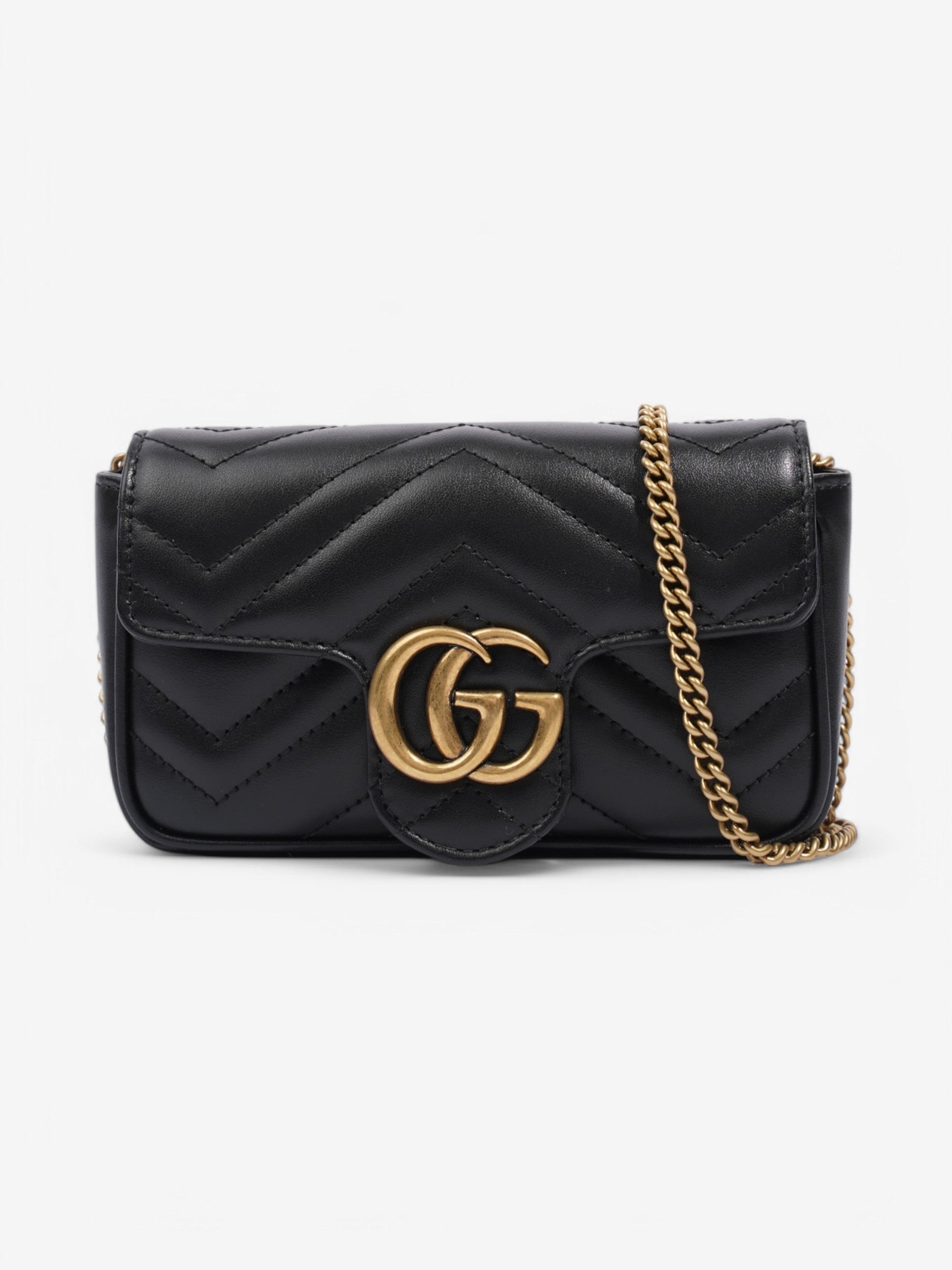 Gucci Marmont Super Mini Crossbody Bag Leather Matelasse Mini 5