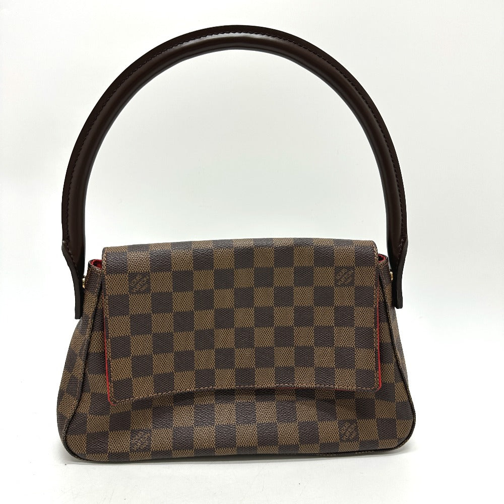 Louis Vuitton N51158 Damier Looping Canvas Brown Mini Tote Bag