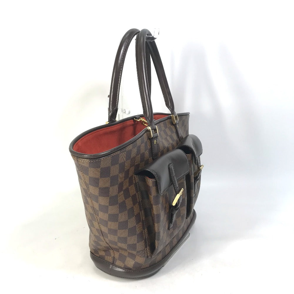 Louis Vuitton N51120 Damier Manosque GM Canvas Brown Tote Bag