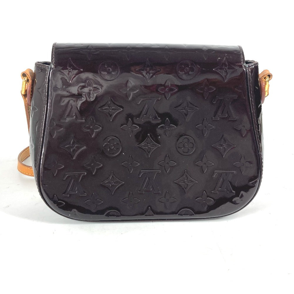 Louis Vuitton M91704 Vernis purple Vernis Bell Monogram Shoulder Bag