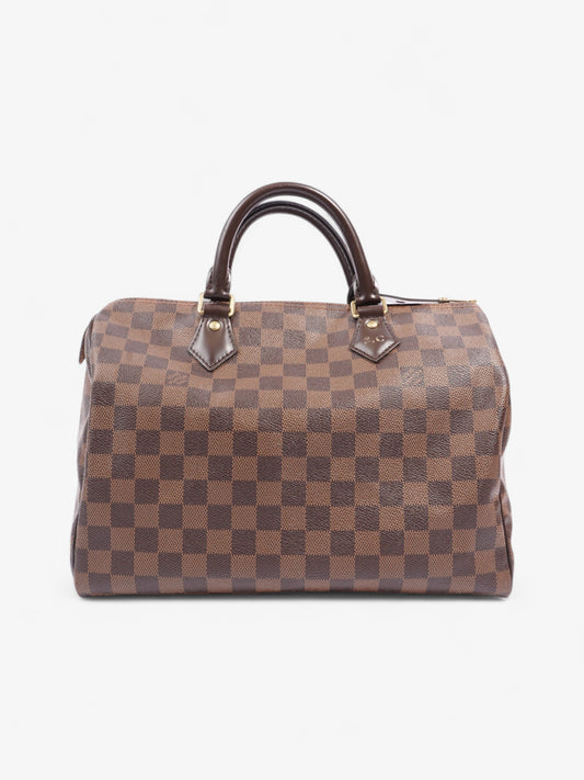 Louis Vuitton Speedy Ebene Coated 30 Canvas Coated Canvas Damier Apparel Canvas 60
