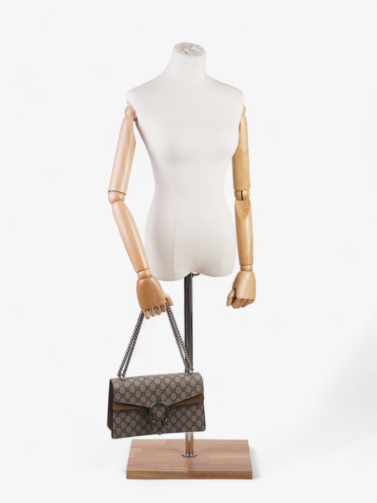 Gucci Dionysus Supreme Coated Shoulder Bag Canvas Small