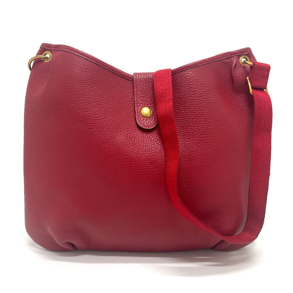 Hermes Shoulder Bag Taurillon Clemence Rodeo Women Red
