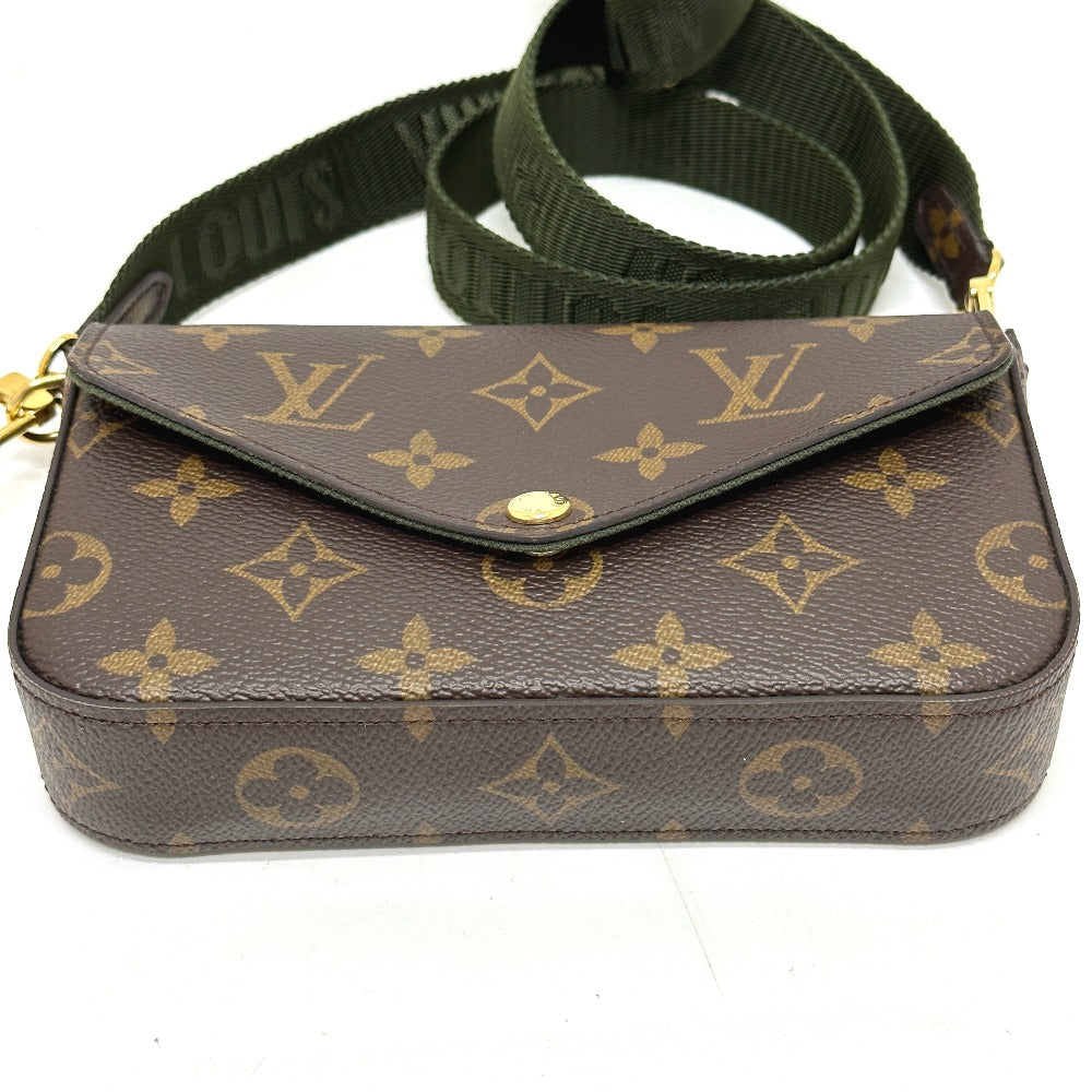 Louis Vuitton M80091 Multi Pochette Felicie Monogram Canvas Brown Shoulder Bag