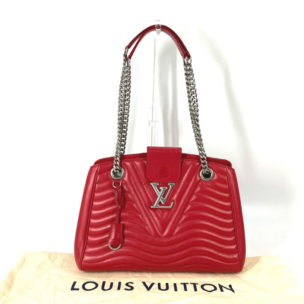 Louis Vuitton M51497 New Wave Leather Red Chain Shoulder Bag