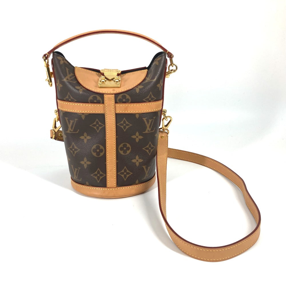Louis Vuitton M43587 Duffel Monogram Canvas Brown Shoulder Bag