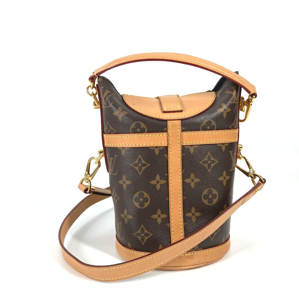 Louis Vuitton M43587 Duffel Monogram Canvas Brown Shoulder Bag