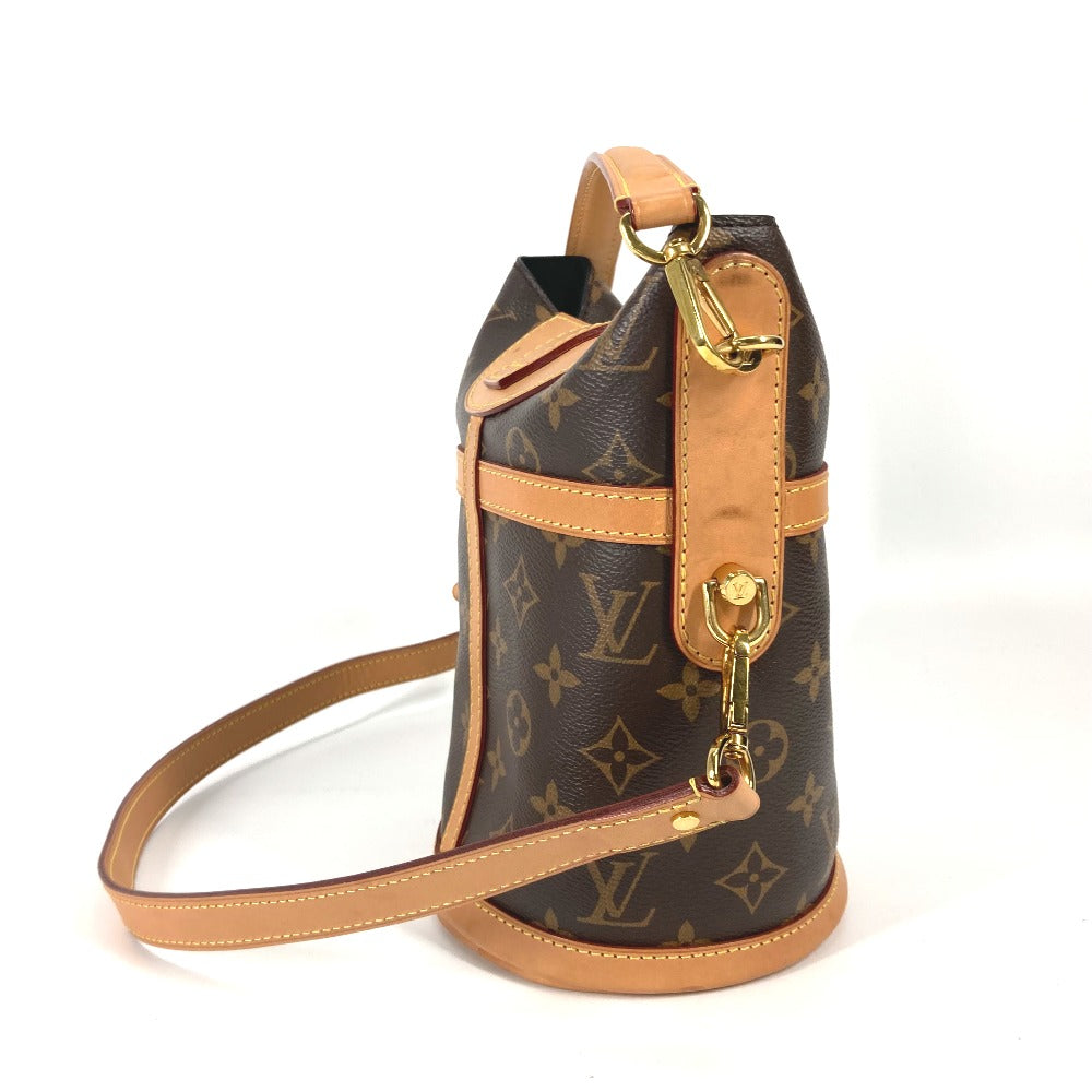 Louis Vuitton M43587 Duffel Monogram Canvas Brown Shoulder Bag