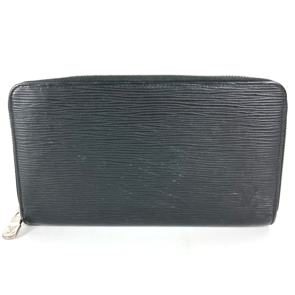 Louis Vuitton Long Purse M62643 Epi Leather Black Wallet Case