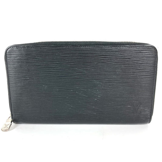 Louis Vuitton Long Purse M62643 Epi Leather Black Wallet Case