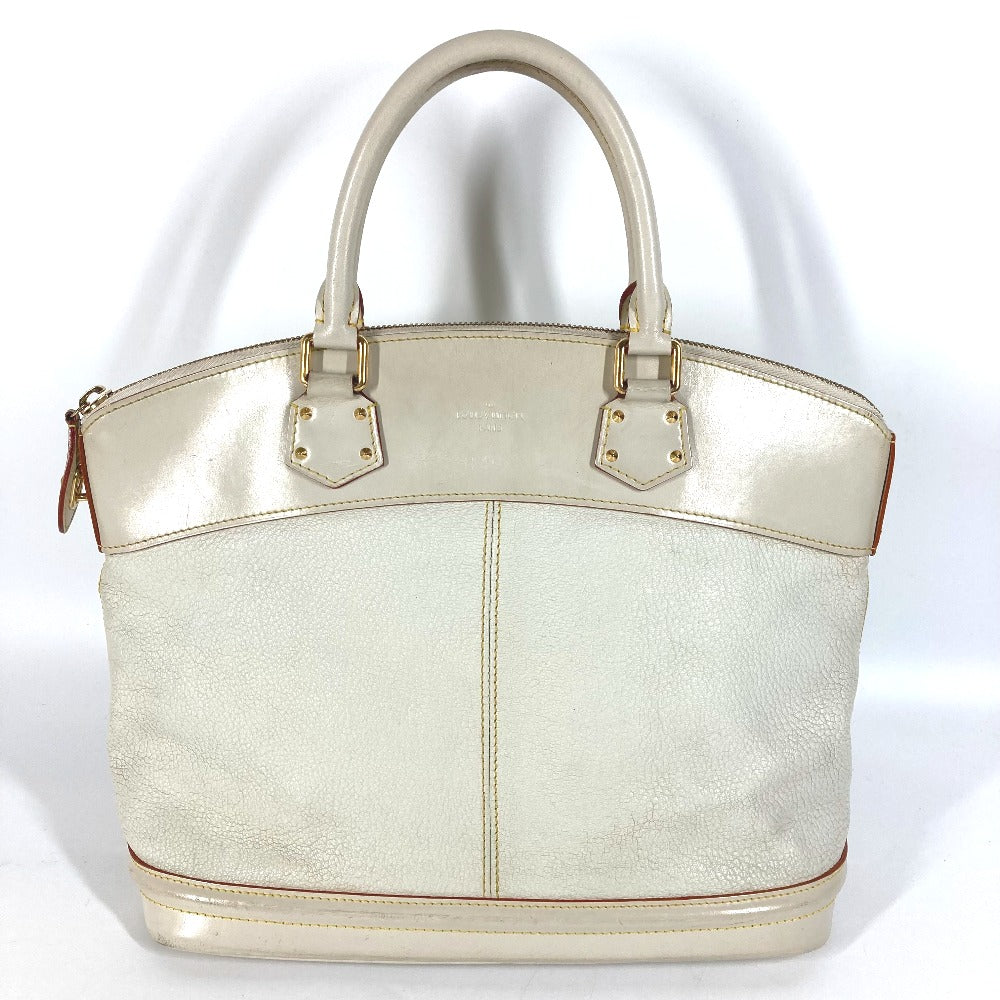 Louis Vuitton M91874 Suhari LockitMM Leather White Handbag