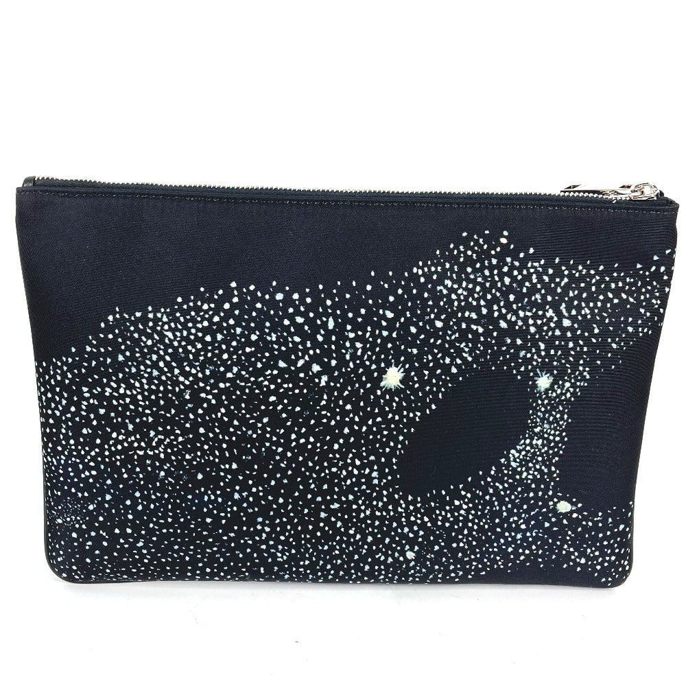 Dior Clutch Bag Pouch Kenny Scharf Collaboration Mens Nylon Black