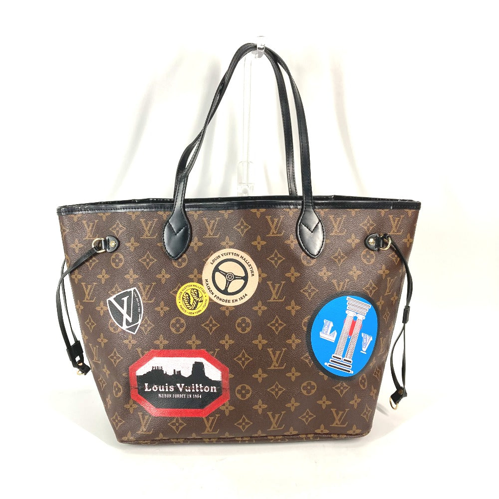 Louis Vuitton M42844 My World Tour Neverfull Monogram Canvas Brown Shoulder Bag