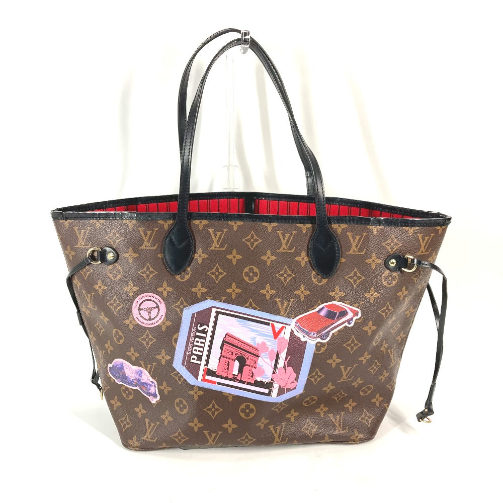 Louis Vuitton M42844 My World Tour Neverfull Monogram Canvas Brown Shoulder Bag